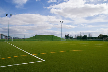 Image showing Soccer field