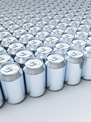 Image showing soda cans