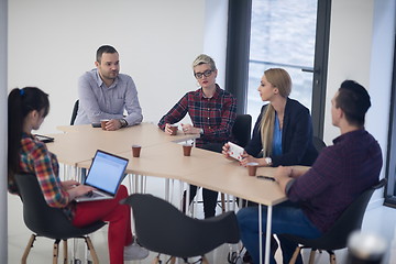 Image showing startup business team on meeting