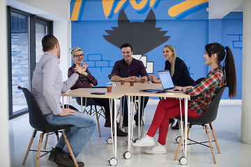 Image showing startup business team on meeting