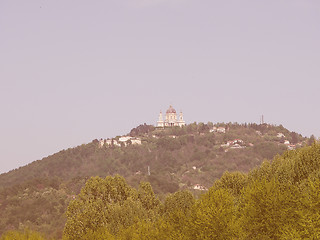 Image showing Turin hills vintage