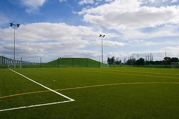 Image showing Soccer field