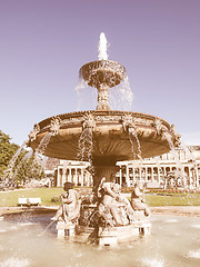 Image showing Schlossplatz (Castle square), Stuttgart vintage