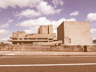 Image showing National Theatre London vintage