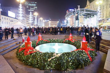 Image showing Advent decoration on Mandusevac