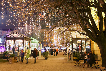 Image showing Advent time in King Tomislav Park 