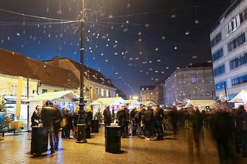 Image showing Advent on European square in Zagreb