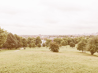 Image showing Primrose Hill London vintage