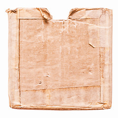 Image showing  Grunge cardboard box vintage