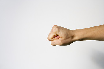 Image showing Woman fist