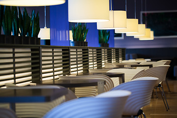 Image showing Empty modern restaurant interior