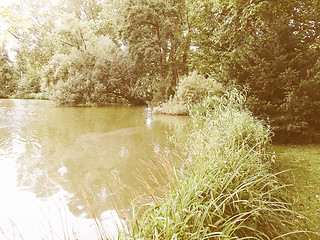 Image showing Gardens in Stuttgart, Germany vintage