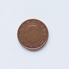 Image showing Belgian 1 cent coin