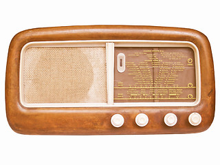 Image showing  Old AM radio tuner vintage
