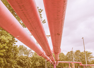 Image showing Berlin water pipes vintage