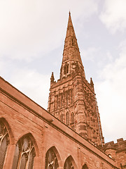 Image showing Holy Trinity Church, Coventry vintage