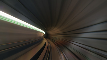 Image showing View on metropolitan tube 