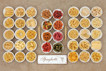 Image showing Spaghetti Pasta Selection