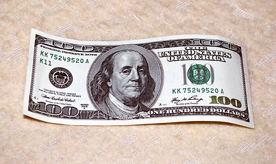 Image showing one hundred dollars