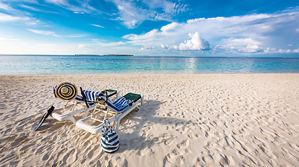 Image showing Maldives beach