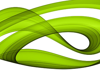 Image showing green abstract formation