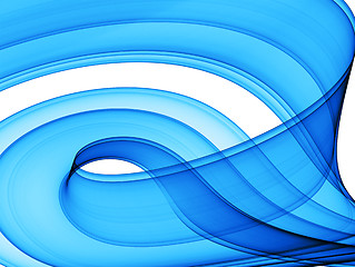 Image showing blue dynamic abstraction