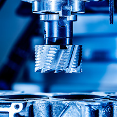 Image showing Metalworking CNC milling machine.