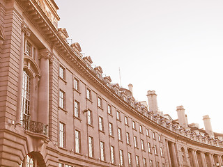 Image showing Regents Street, London vintage