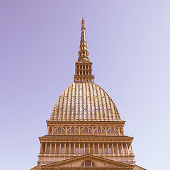 Image showing Mole Antonelliana, Turin vintage