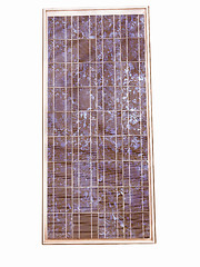 Image showing  Solar cell panel vintage