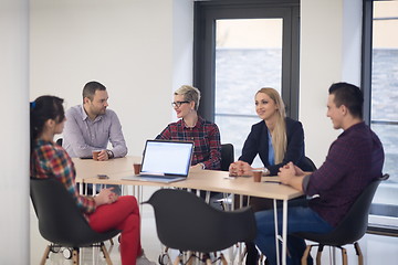 Image showing startup business team on meeting