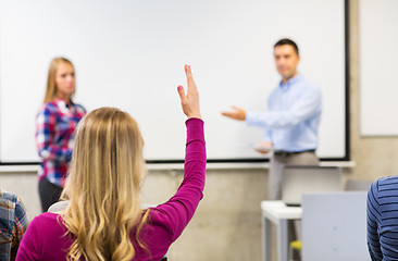 Image showing group of students in lecture hall