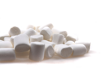 Image showing white marschmallows isolated