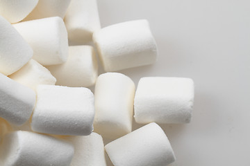 Image showing white marschmallows background