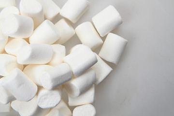 Image showing white marschmallows background