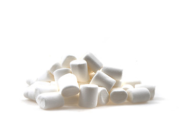 Image showing white marschmallows isolated