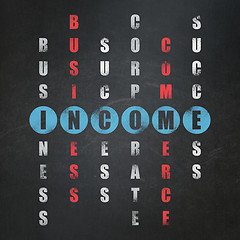Image showing Finance concept: Income in Crossword Puzzle