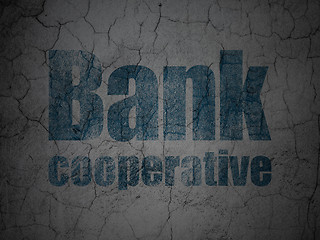 Image showing Banking concept: Bank Cooperative on grunge wall background