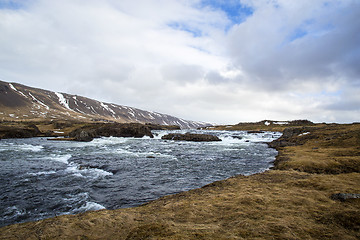 Image showing River at the countryside of West Iceland