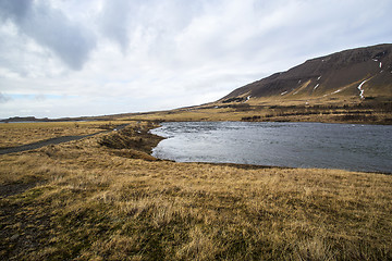 Image showing River at the countryside of West Iceland