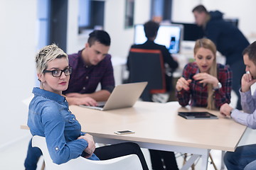 Image showing startup business team on meeting at modern office