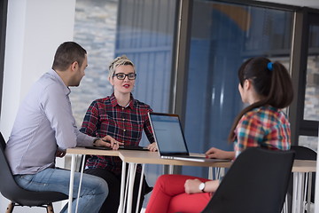 Image showing startup business team on meeting