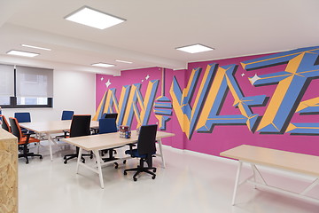 Image showing empty  startup busines office interior