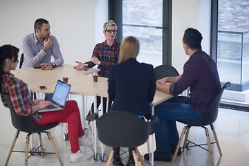 Image showing startup business team on meeting