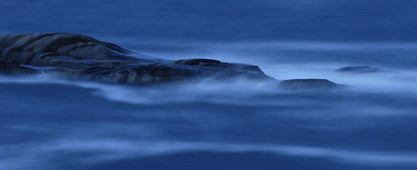 Image showing Moonlight by sea