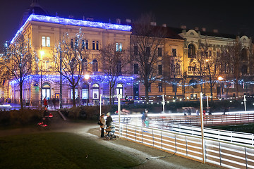 Image showing Ice skating in King Tomislav Park