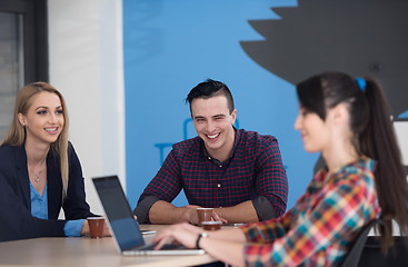 Image showing startup business team on meeting