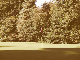 Image showing  Golf course vintage