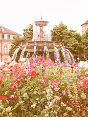 Image showing Schlossplatz (Castle square) Stuttgart vintage