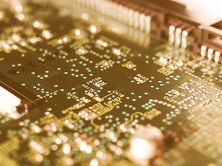 Image showing  Printed circuit vintage